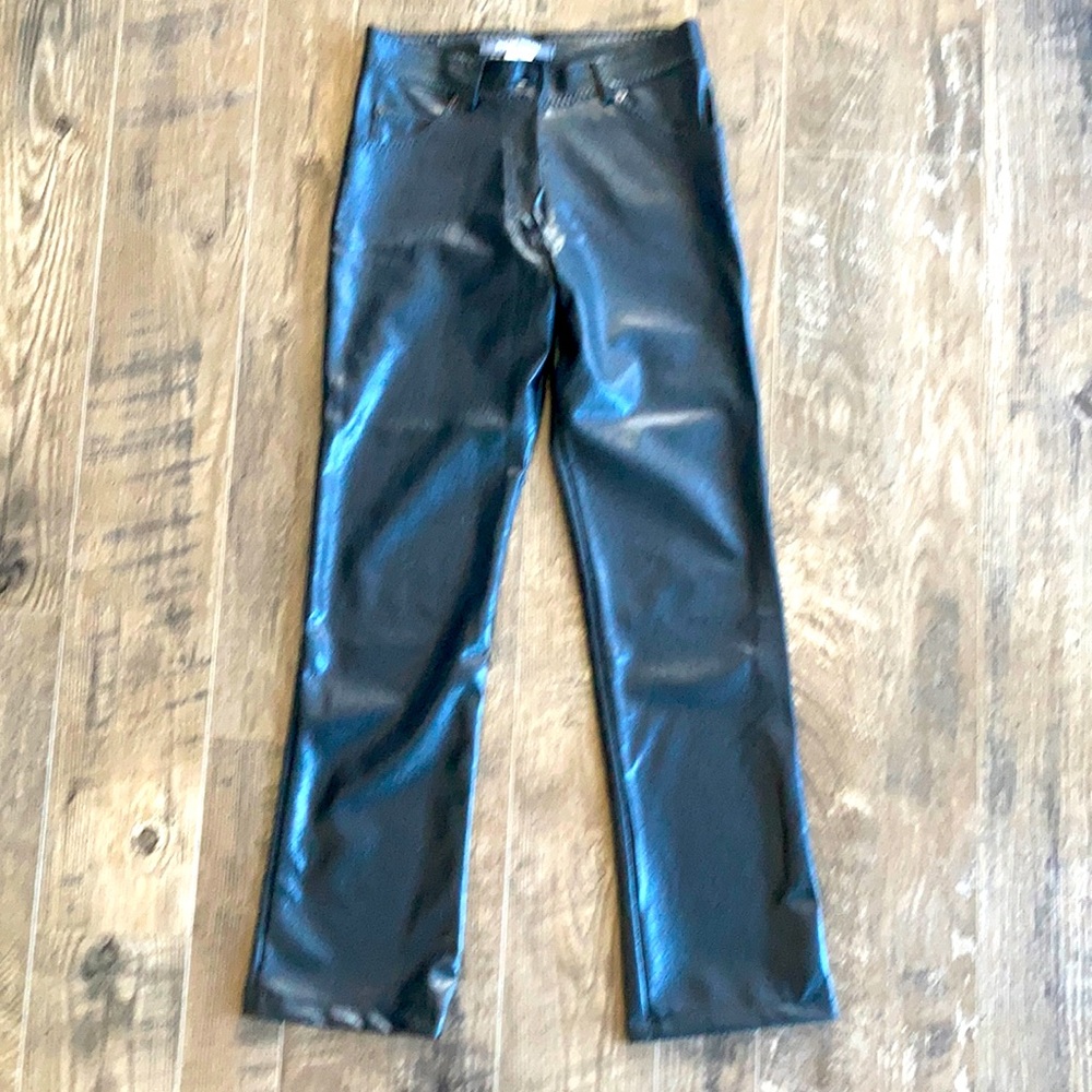 A true pleather pant